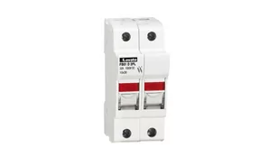 lovato Podstawa bezpiecznikowa DC z sygnalizacją PV 2P 32A 1000V 10x38mm FB01D2PL FB01D2PL - Bezpieczniki elektryczne - miniaturka - grafika 1