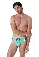 Kąpielówki męskie - LVB Majtki Sportowy Kostium Męski, Miętowy zielony, S - miniaturka - grafika 1