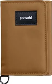 Portfele - Pacsafe RFIDsafe trifold wallet Tan - miniaturka - grafika 1