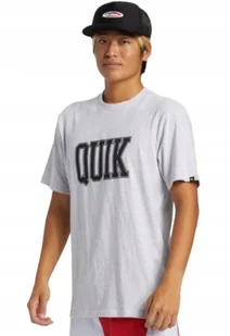 QUIKSILVER SZARY BAWEŁNIANY T SHIRT Z CZARNYM NADRUKIEM S XQA - Koszulki męskie QUIKSILVER SZARY BAWEŁNIANY T SHIRT Z CZARNYM NADRUKIEM S XQA - Koszulki męskie - miniaturka - grafika 1