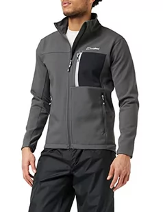 Berghaus Męska kurtka miękka Ghlas 2.0 Szary Szary Pinstripe XS 4A000943CZ8 - Kurtki męskie - miniaturka - grafika 1