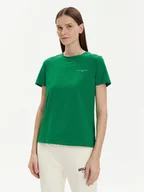 Koszulki i topy damskie - Tommy Hilfiger T-Shirt 1985 WW0WW37877 Zielony Regular Fit - miniaturka - grafika 1