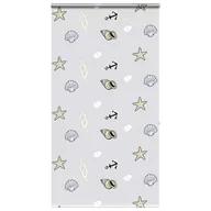 Zasłony prysznicowe - Roleta prysznicowa z kasetą 120x240 cm Szerokość tkaniny 116 cm vidaXL - miniaturka - grafika 1