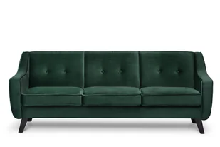 Sofa 3 TERSO ciemny zielony, 206x81x89, tkanina - Sofy i kanapy - miniaturka - grafika 1