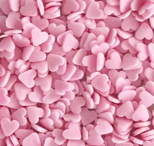 POSYPKA CUKROWA - SERCA SERDUSZKA różowe mini 50g - Dodatki do ciast w proszku - miniaturka - grafika 1