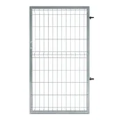Ogrodzenia - Furtka Modus 100x170 cm prawa srebrna Naterial - miniaturka - grafika 1