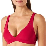 Biustonosze - Emporio Armani Biustonosz damski z wyściełanymi fiszbinami, karmazyn, XL - miniaturka - grafika 1