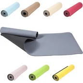 Maty do jogi - Mata do jogi TPE czarny/szary - miniaturka - grafika 1