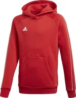 Bluzy dla dziewczynek - Adidas Bluza dziecięca Core 18 Y czerwona r. 128 CV3431 - miniaturka - grafika 1