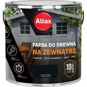 Emalie - ALTAX Farba do drewna na zewnątrz 2,5 l czarny półmat - miniaturka - grafika 1