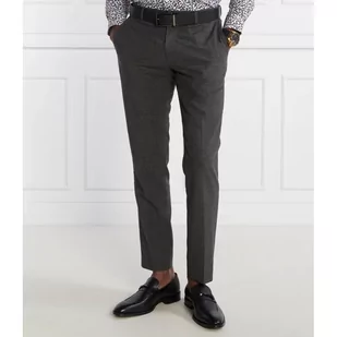 BOSS Spodnie Genius | Slim Fit | z dodatkiem wełny - Spodnie męskie - miniaturka - grafika 1