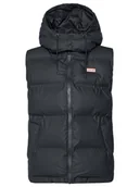 Kamizelki męskie - Hunter Kamizelka Alistar HARM0022252 Czarny Regular Fit - miniaturka - grafika 1