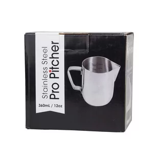 Rhinowares Dzbanek do spieniania mleka Stainless Steel Pro Pitcher srebrny 360 ml - Dzbanki i imbryki - miniaturka - grafika 3