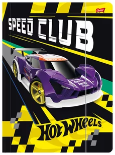 Teczka z gumką St.Majewski dla chłopca A4 HOT WHEELS Speed Club - Teczki i skoroszyty - miniaturka - grafika 1