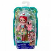 Lalki dla dziewczynek - Mattel Enchantimals Lalka + zwierzę domowe Fanci Flamingo + Swash 887961766479 - miniaturka - grafika 1