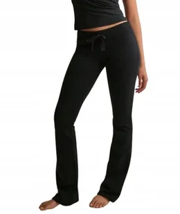 NELLY CZARNE DRESOWE SPODNIE Z WIĄZANIEM I DŁUGĄ NOGAWKĄ XXS DRI - Dresy damskie NELLY CZARNE DRESOWE SPODNIE Z WIĄZANIEM I DŁUGĄ NOGAWKĄ XXS DRI - Dresy damskie - miniaturka - grafika 1