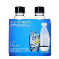 Shakery i bidony sportowe - Butelki na wodę SodaStream Fuse 0,5l - Czarne dwupak - miniaturka - grafika 1