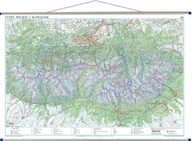 Mapy i plansze edukacyjne - Tatry polskie i słowackie mapa ścienna 1:50 000, Eko-Graf - miniaturka - grafika 1