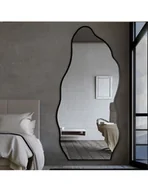 Lustra - Lustro o organicznym kształcie w ramie - AURO W RAMIE 2, AURO 2: 50x108 - miniaturka - grafika 1