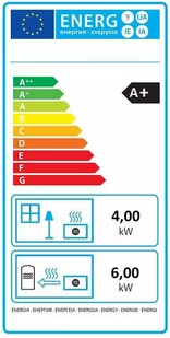 Kuchnia węglowa piec kominek z płaszczem wodnym CO 10-12kW (kolor: beż / biały, średnica wylotu spalin: 120 mm) - spełnia anty-smogowy EkoProjekt 99681702 - Kuchnie węglowe - miniaturka - grafika 10