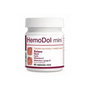 DOLFOS HEMODOL MINI 60TAB. - DOLVIT - Suplementy i witaminy dla psów - miniaturka - grafika 1