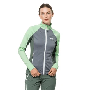 Polar damski MILFORD SKY FLEECE W milky green - XS - Kurtki damskie - miniaturka - grafika 1