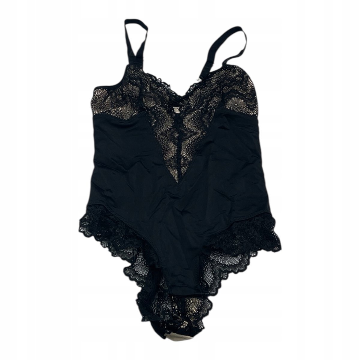 Body damskie Heyshape czarne z koronką L