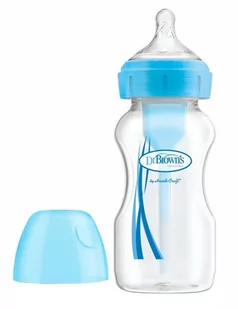 Dr Browns Butelka szeroka 270ml niebieska WB91405 - Butelki dla niemowląt - miniaturka - grafika 2