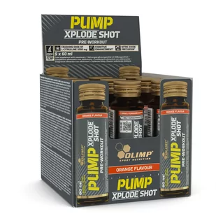 9 x Olimp Pump Xplode® Shot 60 ml Ampułka szklana - Pomarańcza - Przedtreningówki - miniaturka - grafika 1