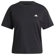 Koszulki i topy damskie - adidas Damska koszulka Essentials Small Logo, XXS czarna - miniaturka - grafika 1