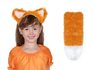 ZESTAW LIS POMARAŃCZOWY 2el - Dodatki do strojów karnawałowych - miniaturka - grafika 1