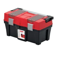 Skrzynki i torby narzędziowe - Skrzynka narzędziowa Aptos Plus 45,8 x 25,7 x 24,5 cm czarno-czerwony - miniaturka - grafika 1