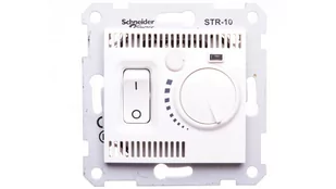Schneider Sedna Regulator temperatury podtynkowy kremowy SDN6000123 - Regulatory i termostaty - miniaturka - grafika 1