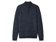 Swetry męskie - esmara Men Sweter męski z golfem (Ciemnoniebieski, M (48/50)) - miniaturka - grafika 1