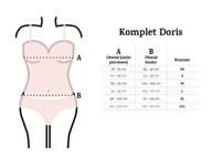Piżamy damskie - KOMPLET DORIS (kolor fiolet, rozmiar XL) - miniaturka - grafika 1