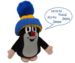 MU Brno, Maskotka mówiący Krecik 20 cm w czapeczce - Maskotki i pluszaki - miniaturka - grafika 1