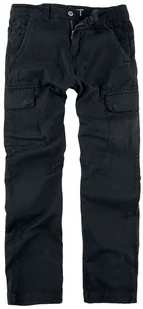 spodnie bojówki ALPHA INDUSTRIES - AGENT PANT BLACK Slim Fit-30 - Spodnie męskie - miniaturka - grafika 1