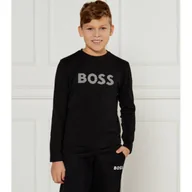 Koszulki dla chłopców - BOSS Kidswear Longsleeve Regular Fit - miniaturka - grafika 1