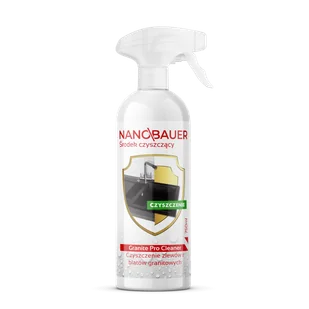 Środek czyszczący do blatów i zlewów kamiennych - NANOBAUER® GRANITE PRO CLEANER 750 ML - Środki do kuchni i łazienki - miniaturka - grafika 1