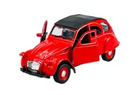 Samochody i pojazdy dla dzieci - WELLY OLD TIMER CITROEN 2CV CZERWONY 1:34 - miniaturka - grafika 1