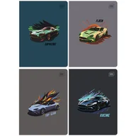 Zeszyty szkolne - 4X ZESZYT A5, 16 KARTEK, W TRZY LINIE, INTERDRUK, CARS DLA CHŁOPCA - miniaturka - grafika 1