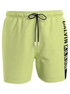 Calvin Klein Szorty kąpielowe w kolorze zielonym - Kąpielówki męskie - miniaturka - grafika 1
