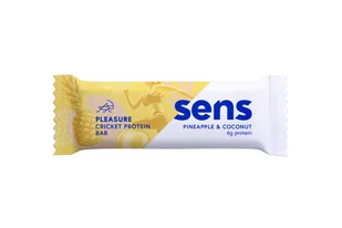pleasure baton energetyczny z mąką ze świerszczy ananas i kokos - Inne słodycze - miniaturka - grafika 1