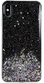 Etui i futerały do telefonów - Wozinsky Star Glitter błyszczące etui pokrowiec z brokatem Samsung Galaxy S21+ 5G (S21 Plus 5G) czarny - miniaturka - grafika 1