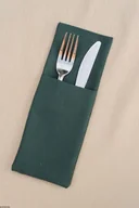 Naczynia i sztućce jednorazowe - Kieszonka na sztućce z plamoodpornej tkaniny - miniaturka - grafika 1