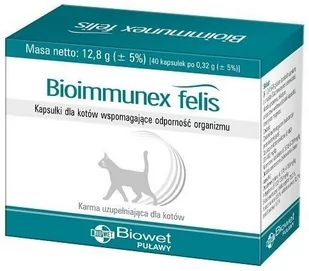 Biowet Bioimmunex Felis 40 Tabletki - Suplementy i witaminy dla kotów - miniaturka - grafika 1