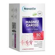 Witaminy i minerały dla sportowców - Magnez NOVATIV Cardio (50 kapsułek) - miniaturka - grafika 1