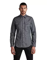 Koszule męskie - G-STAR RAW Męska koszula Marine Slim, Niebieski (Rinsed C843-082), XS - miniaturka - grafika 1