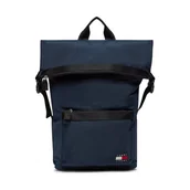 Plecaki - Plecak Tommy Jeans Tjm Daily Rolltop Backpack AM0AM11965 Dark Night Navy C1G - miniaturka - grafika 1