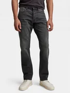 Spodnie męskie - G-Star Raw Jeansy Mosa D23692-B479 Czarny Straight Fit - miniaturka - grafika 1